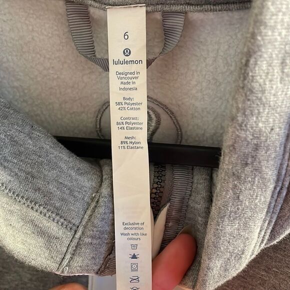 Lululemon Light As Warmth Jacket PrimaLoft Fleece Grey 6 - Picture 7 of 12
